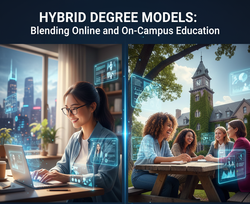 Hybrid Degree Models: Blending Online and On-Campus Education